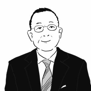 児玉眞澄議長のイラスト