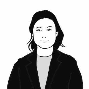 下川園子議員イラスト