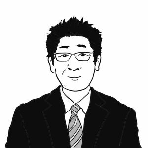 小尾雅彦議員イラスト