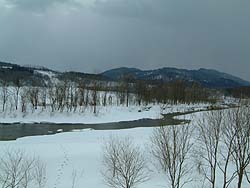 占冠村の風景