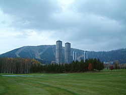 占冠村の風景