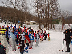 スキー大会開催