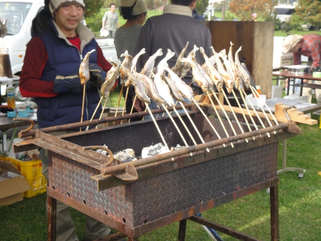 ヤマベの塩焼き