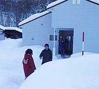 占冠村双珠別地区双民館の様子